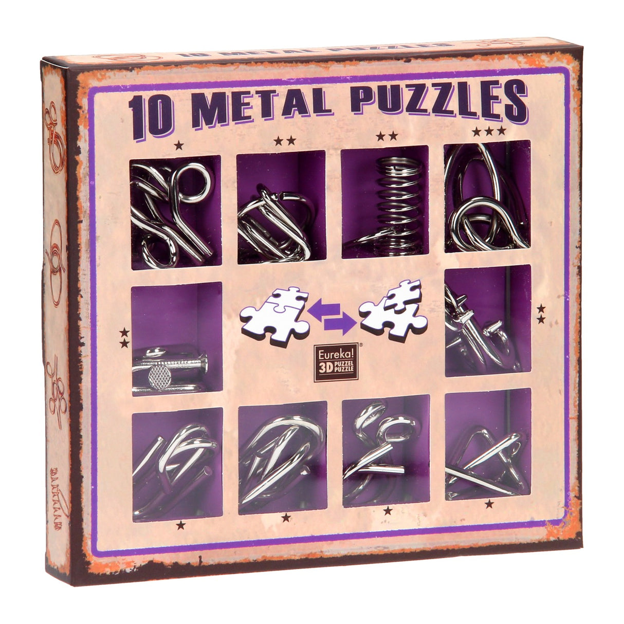 Eureka Brein Puzzle Set Purple, 10. plass.