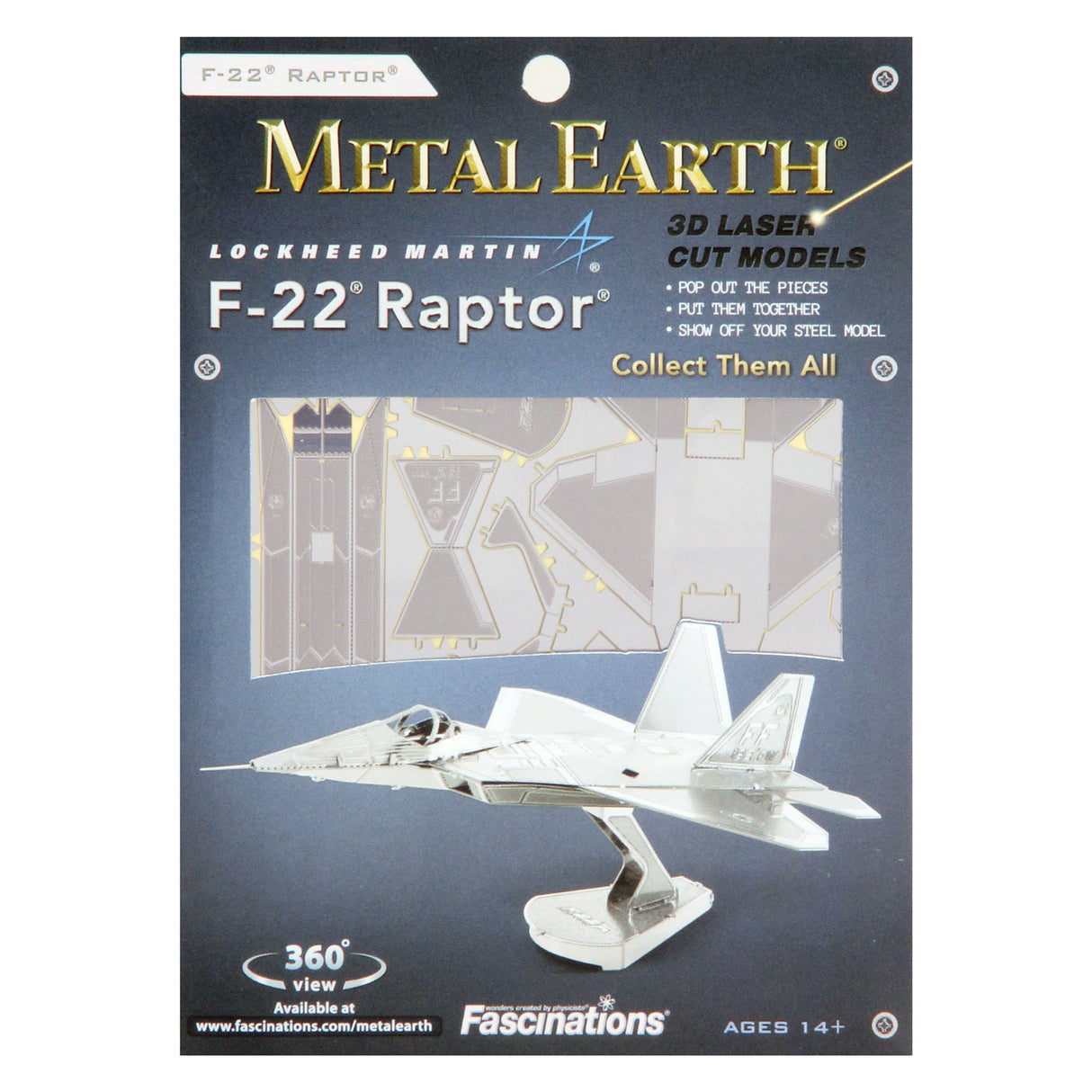 Metal earth modelbouw 3d f15 eagle - metaal