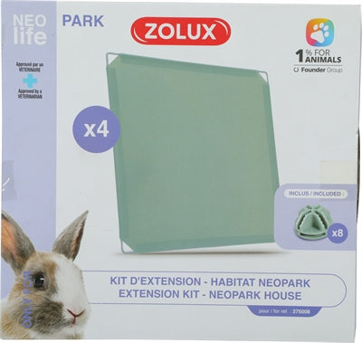 Zolux Neolife Neopark Rabile Report Set geschlossene Panels