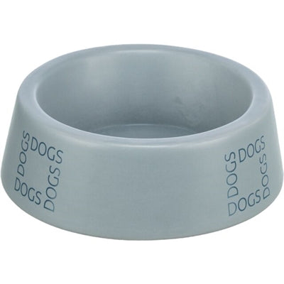 Trixie Food Bowl trinken Mülleimer Hunde Hunde Keramikgrau Blau