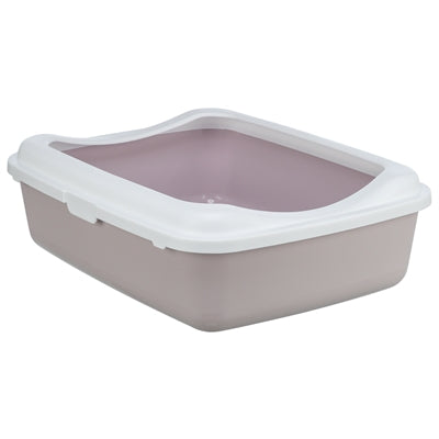 Trixie Cat Box med Border Lilac White