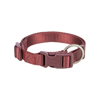 Trixie halsband hond premium sangria rood