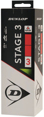 Dunlop stage 3 tennisballen - geel rood - 3 stuks