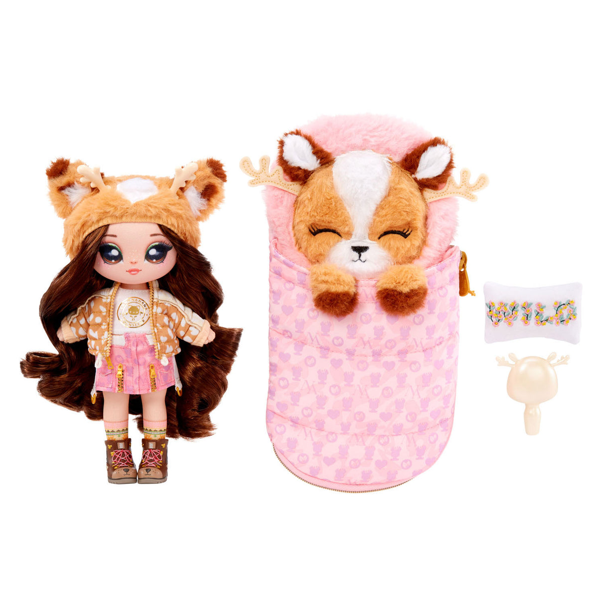 MGA Entertainment etter! Etter! Etter! Overraskende camping dukke Myra Woods