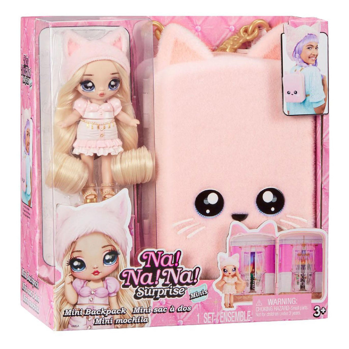 MGA Entertainment after! after! after! Surprise play set with mini backpack - Parisian kitten