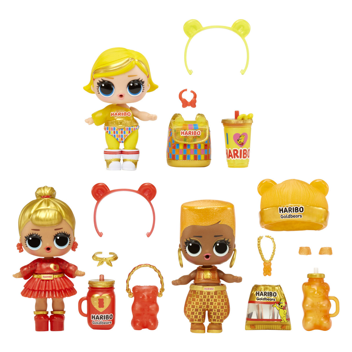 L.O.L. Overraskelse elsker mini pop slik x haribo deluxegoldbears