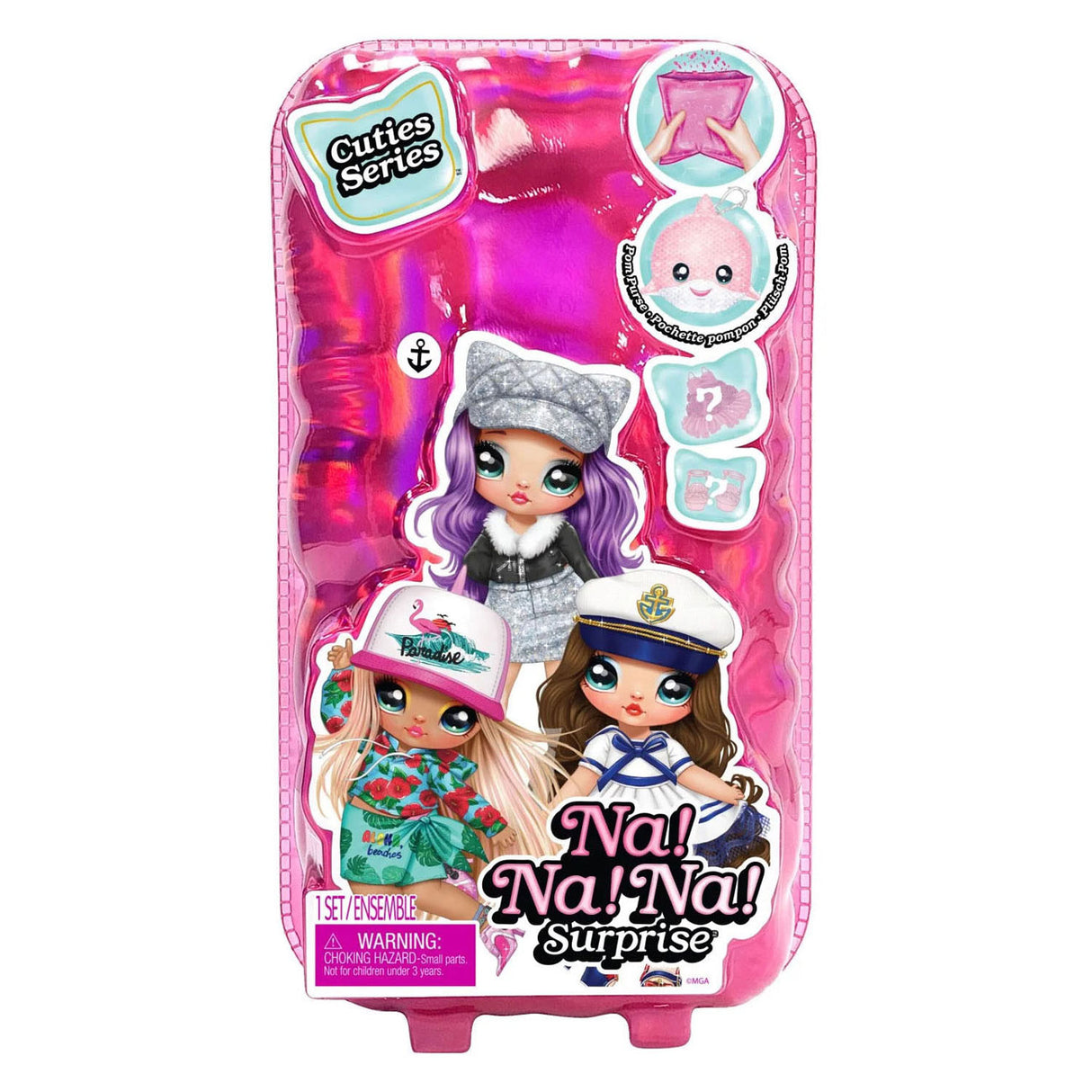 Mga Entertainment no! Nodeems! Iwwerraschung 2-in-1 POM Pop