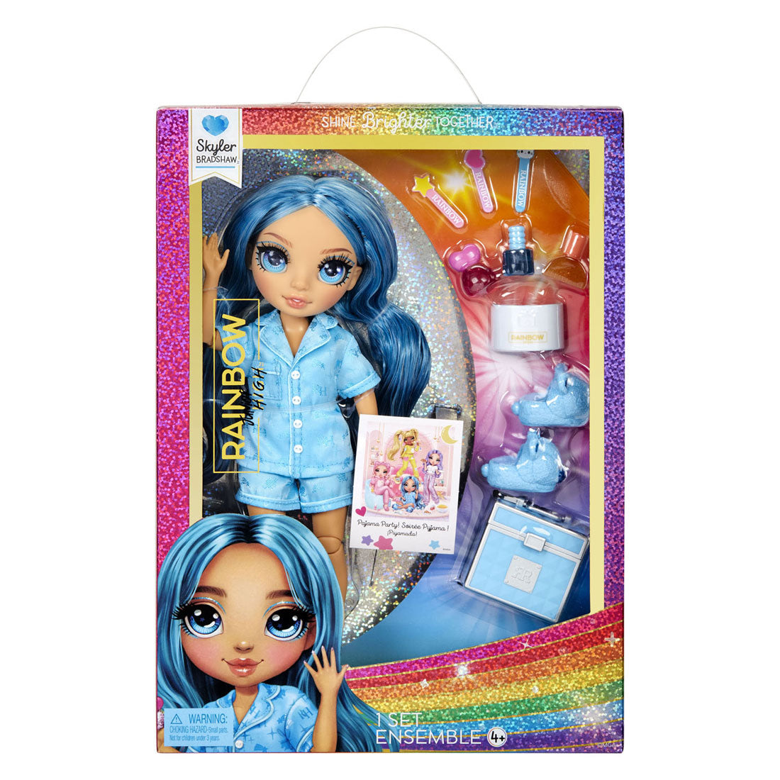 MGA Entertainment Rainbow High Junior High PajamaParty-Modepop Sky