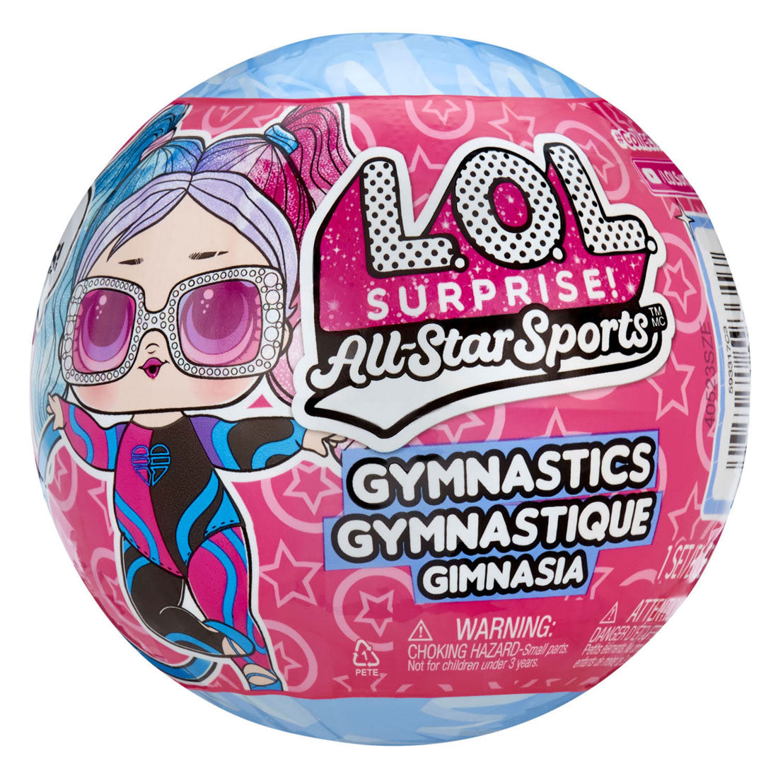 LOL. Iwwerrascht all Star Sports Gymnastik Mini Pop-Kugel