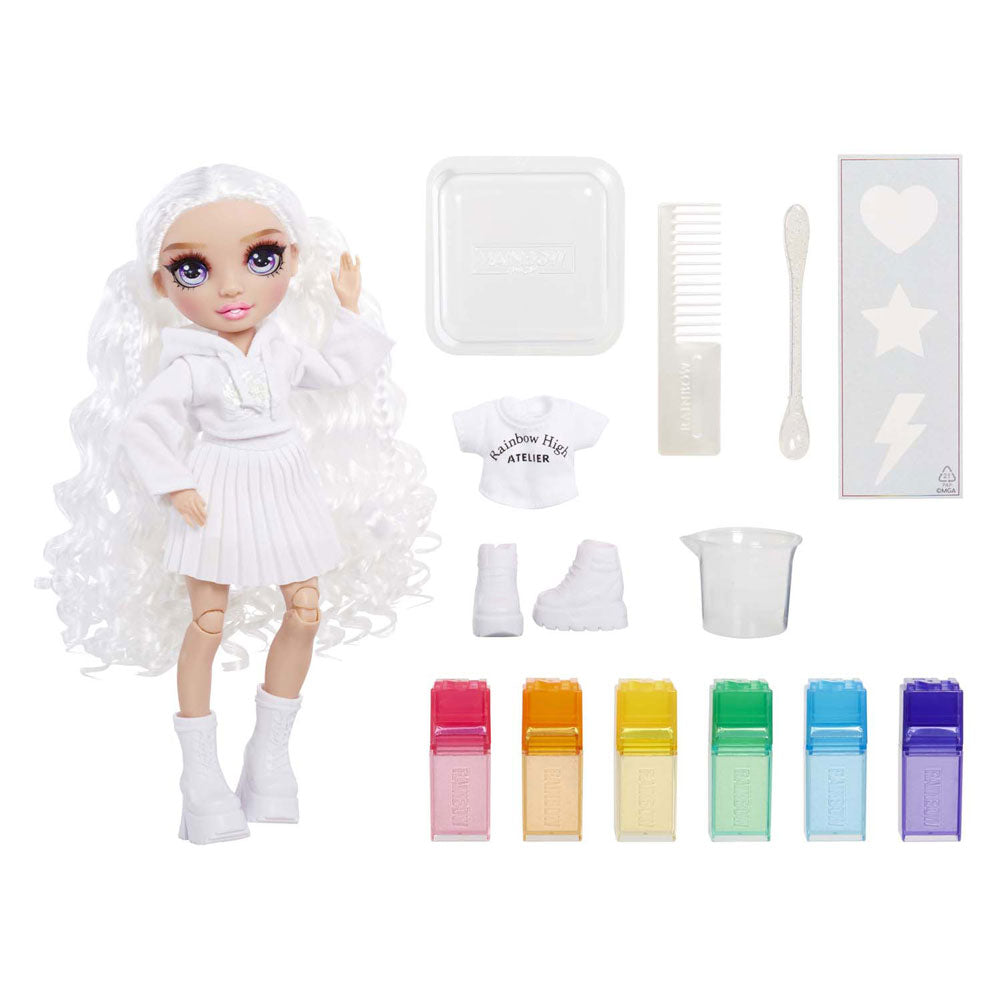 MGA Entertainment Rainbow High acuarela Crear -Modepop - Ojos morados