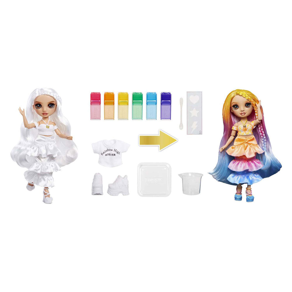 MGA Entertainment Rainbow High WaterColer Create -Modepop - rjave oči