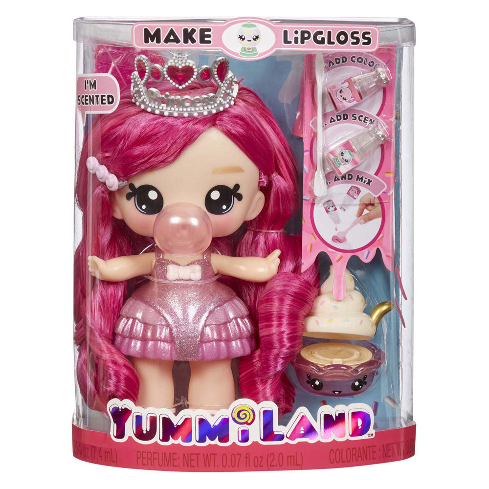 MGA Entertainment Yummiland Pop + Lipgloss diertje - Bianca Bubblegum