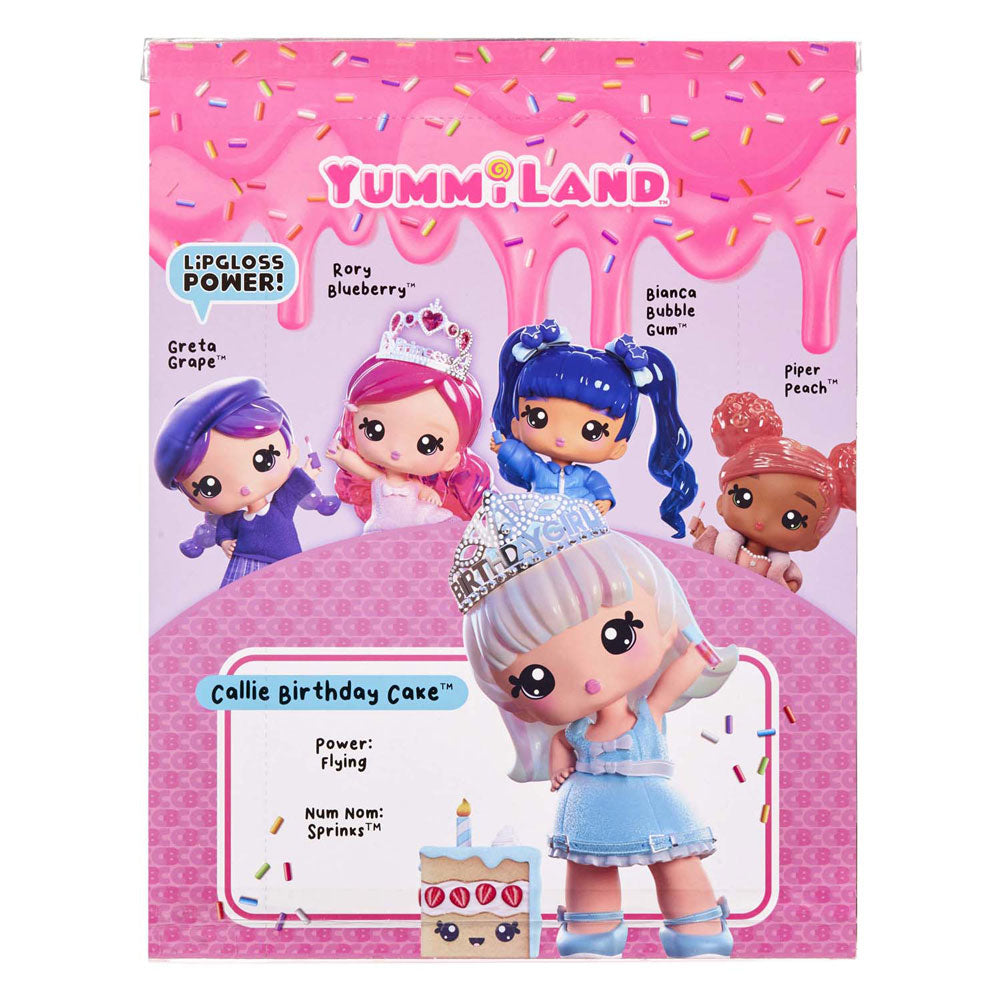 MGA Entertainment Yummiland Lipgloss Pop With Pet - Callie Birthday Cake