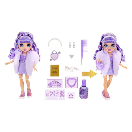 Rainbow high crystal fashion modepop - violet