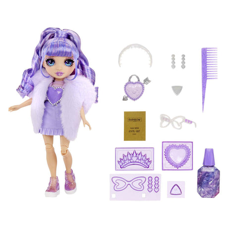 Rainbow high crystal fashion modepop - violet