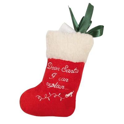 Croci Xmas Christmas Sock Cat Plusz