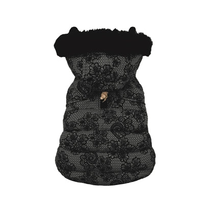 Croci Dog Jacket Lacy Feed Dark Grey