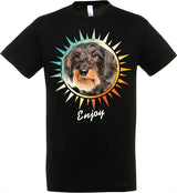 T-Shirt Dachshund schwarz