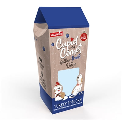 Cupid comet turkey popcorn met peperkoek en kaneel smaak