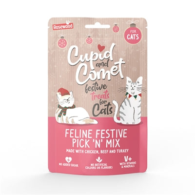 Cupid comet feline festive pick 'n mix snacks