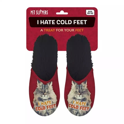 Slippel I Hate Cold Feet Red Black