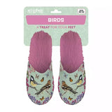 Slippel Garden Birds Green Pink