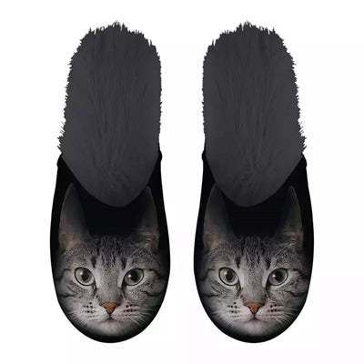 Slippel Grey Cat Negro