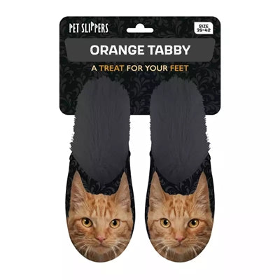 Slipper orange kat sort