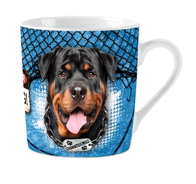 Viel Geschenke Becher Rottweiler Blau