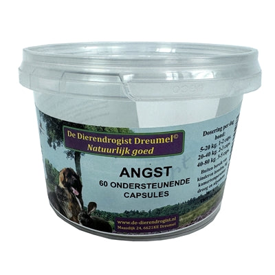 Dierendrogist bij angst capsules