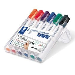 Whiteboard-marker staedtler lumocolor kleurenassortiment 6 stuks