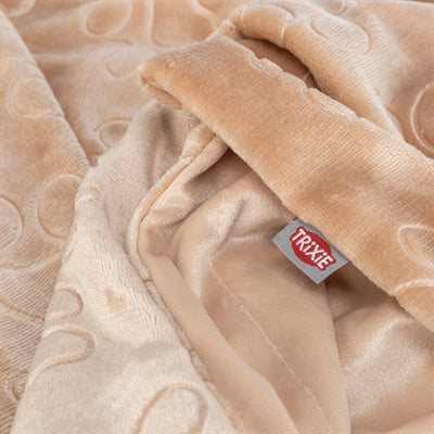 Trixie Dog Blanket Barry Softpluche Beige