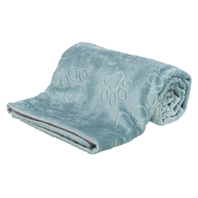 Trixie Dog Blanket Barry Softplush Blue Grey