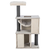 Trixie Junior Scratching Post Harvey con cepillo blanco blanco