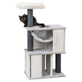 Trixie Junior Scratching Post Harvey con cepillo blanco blanco