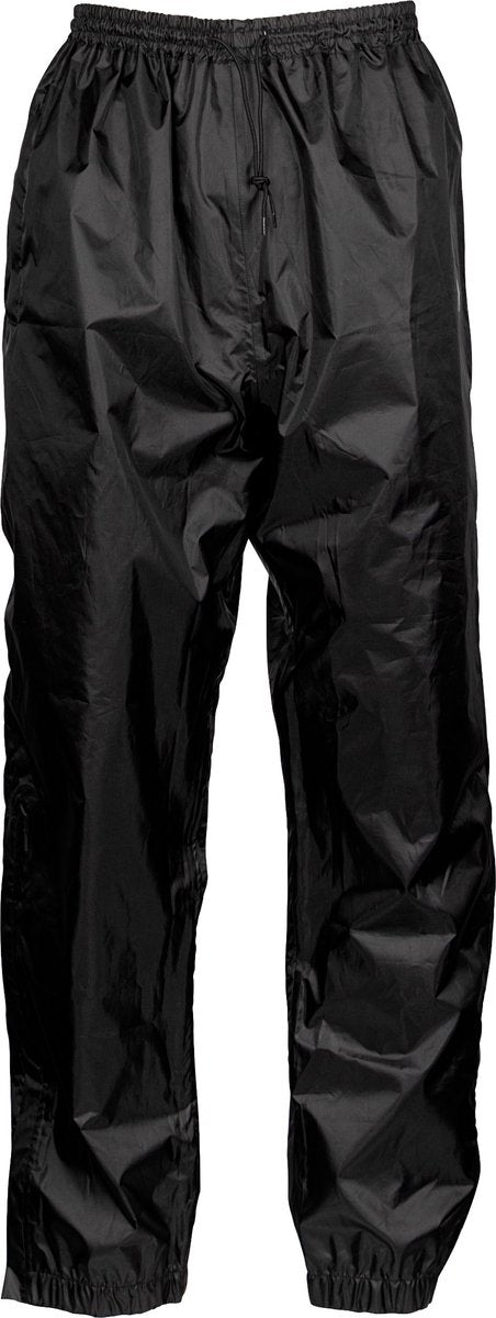 Ralka waterdichte regenbroek met rits - ademend - maat l - zwart - unisex - hiking