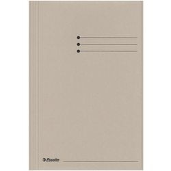 Mappen esselte 3 flappen folio 240x318mm grijs
