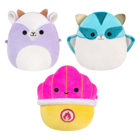 Jazwares squishmallows knuffel pluche - micromallows tia, mariska, louden - 3dlg.