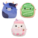 Jazwares squishmallows knuffel pluche - micromallows ingred, amelie, daisuke - 3dlg.
