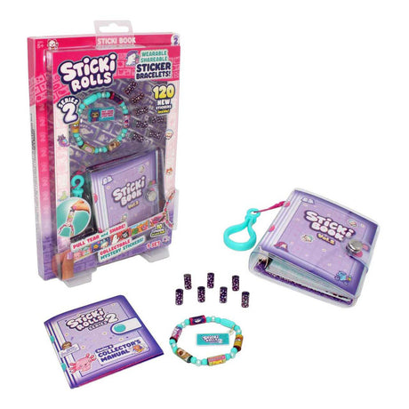 Sticki rolls stickerboek wave 2 - stickerboek voor kinderen - verzamelen.
