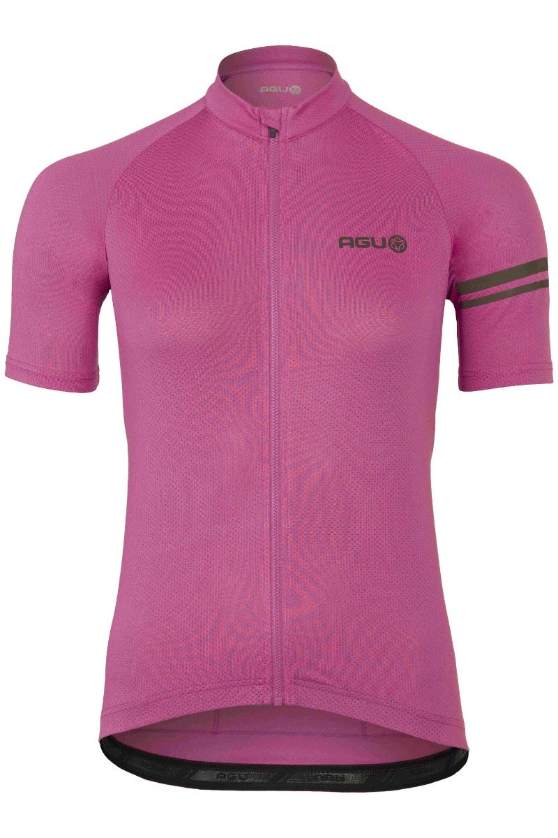 Core fietsshirt ss essential dames electric fuchsia