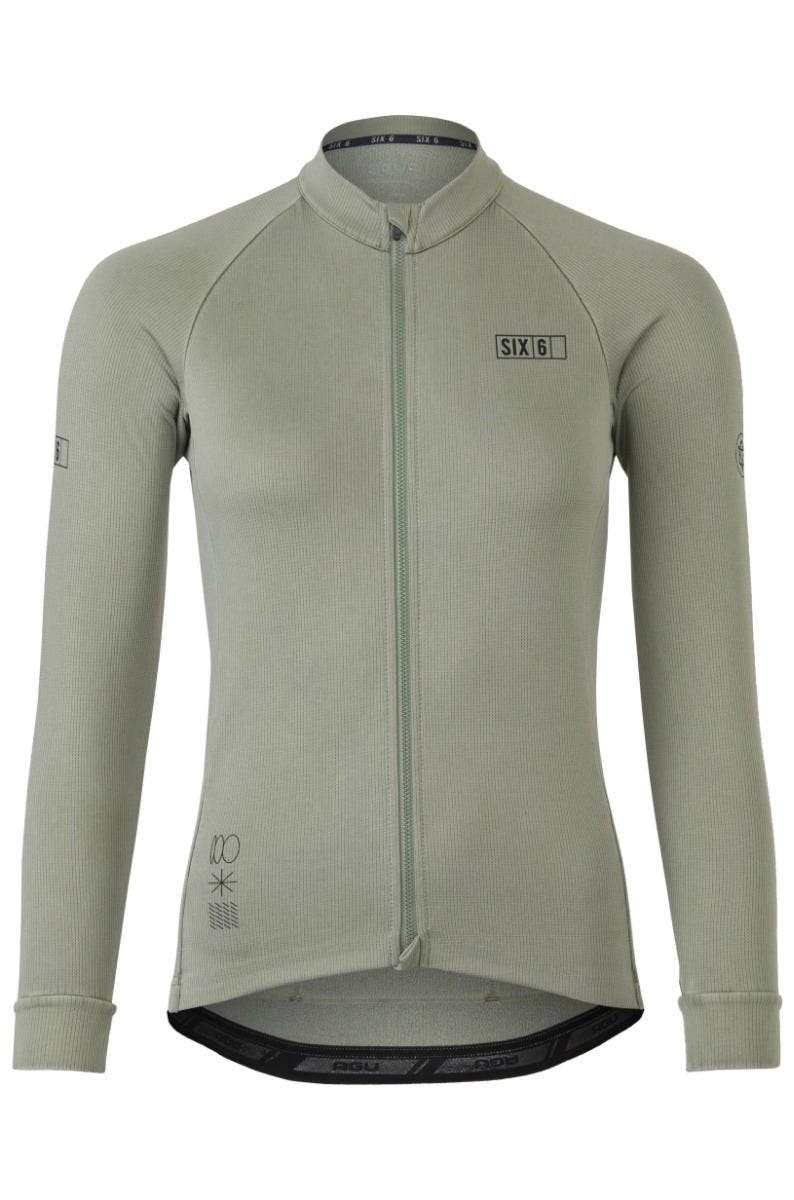 Klassiek fietsshirt lange mouwen six6 dames