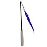 Easypets uitschuifbare kattenhengel worm paars