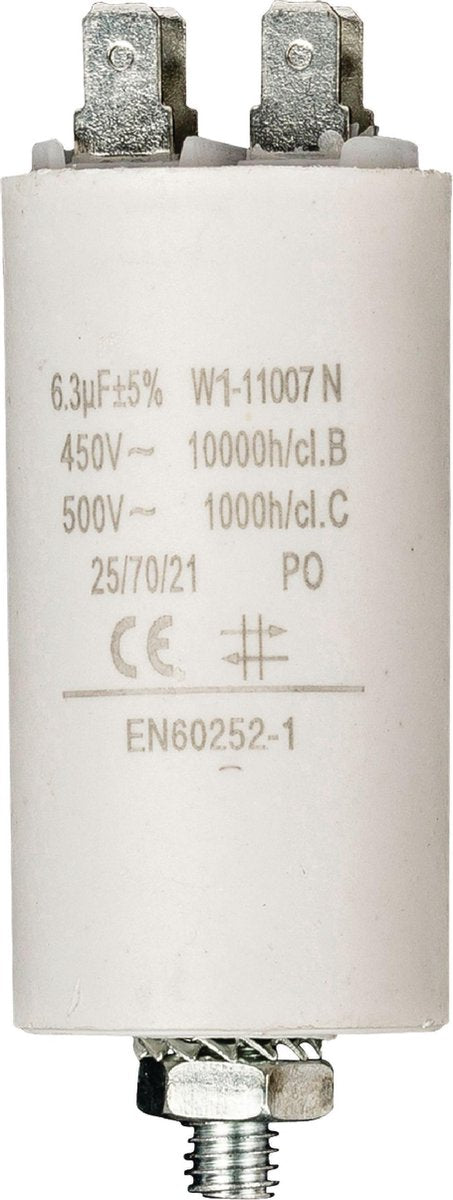 Fixapart condensator 6.3uf 450 v + aarde