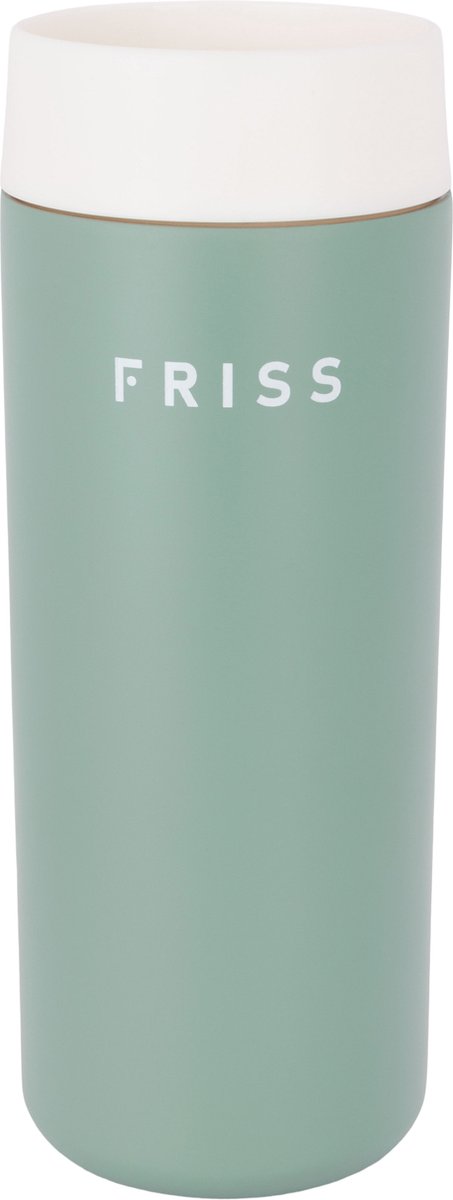 Friss travel mug rvs 350ml groen