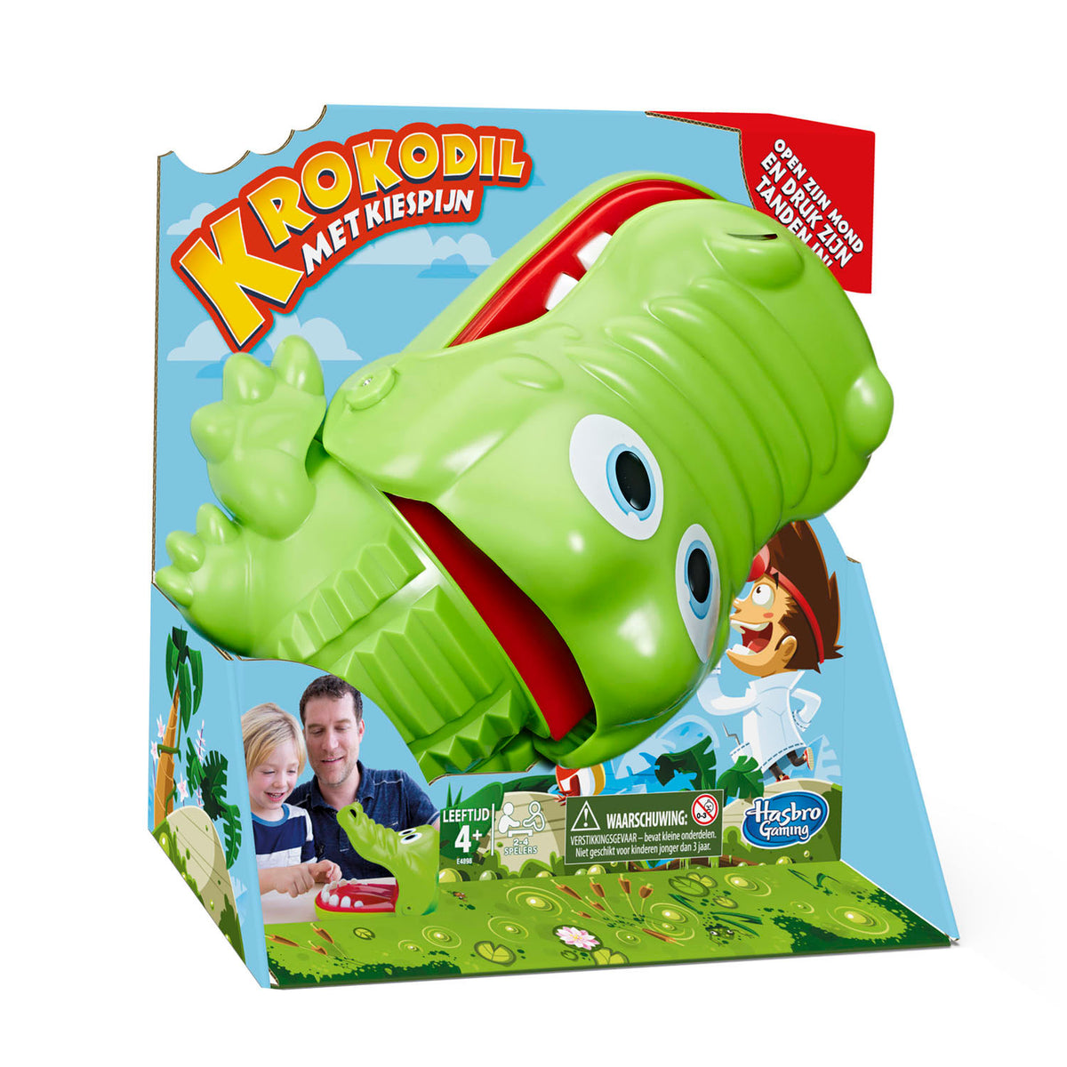 Hasbro krokodil met kiespijn