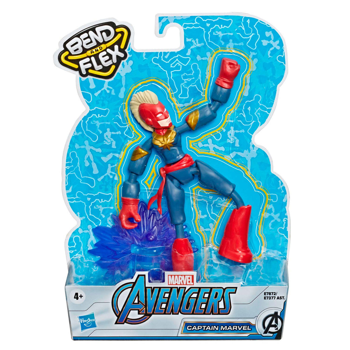 Hasbro Flexibel Actionfigur Avengers Captain Marvel