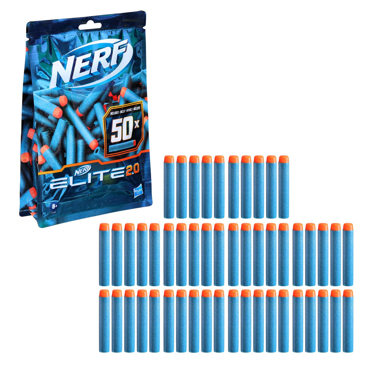 Nerf nerf 2.0 Darts, 50 °.