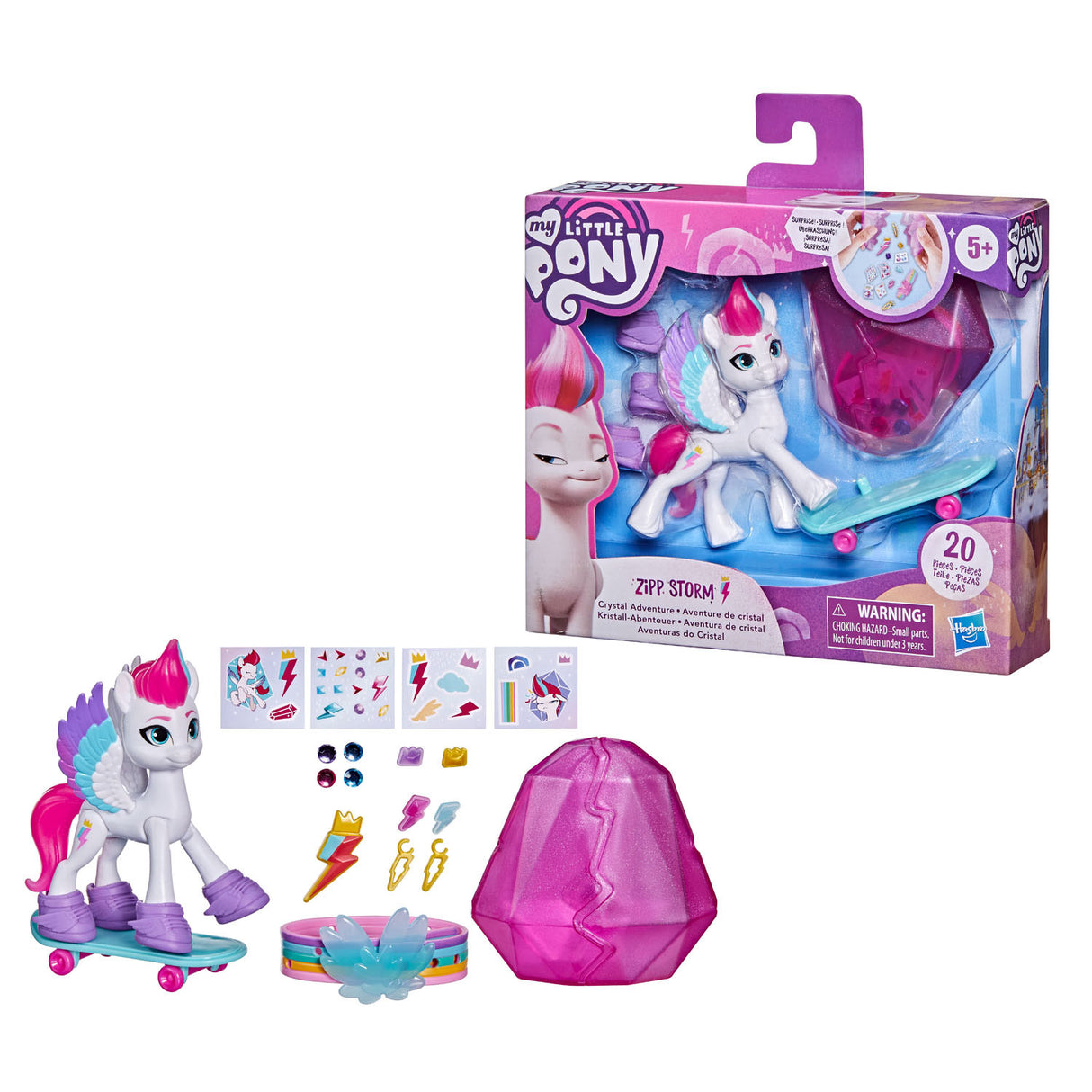 Hasbro My Little Pony Film Kristal Adventures Zipp Storm