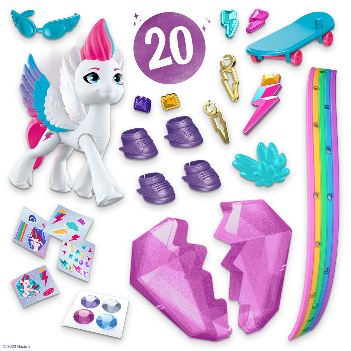 Hasbro My Little Pony Film Kristal Adventures Zipp Storm